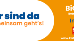 Banner mit Logo der katholischen Betreuungsvereine
