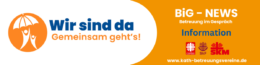Banner mit Logo der katholischen Betreuungsvereine