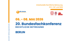 Banner mit Logo der verbandlichen Caritas und Schriftzug Bundesfachkonferenz