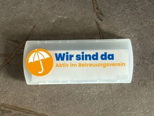 Pflasterbox „Wir sind da“ – kleine Hilfe für den Alltag 1 Set = 10 Expemplare
